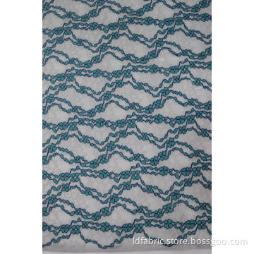 Nylon Cotton Polyester Lace Fabric
